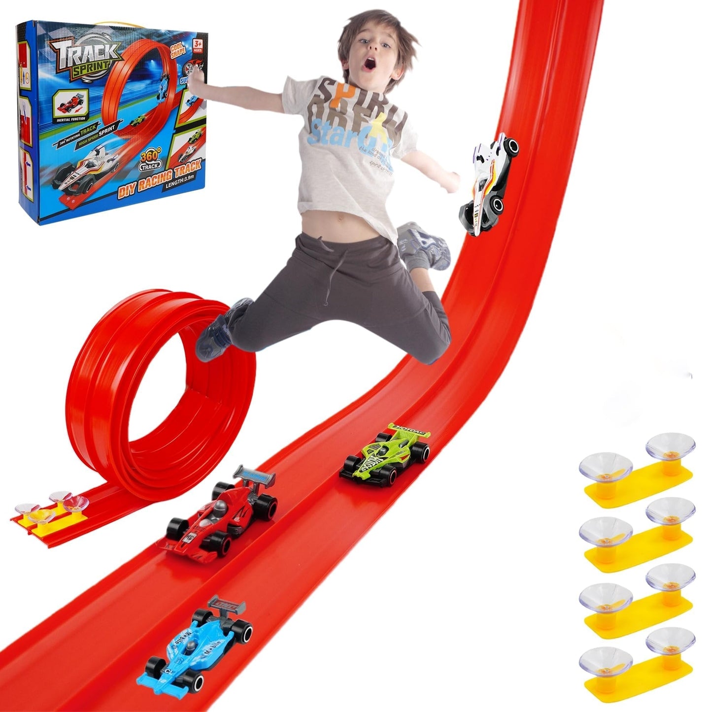 🎁Weihnachtsverkauf 49% Rabatt🎅 DIY Flexibles Rennstrecken-Spielzeug