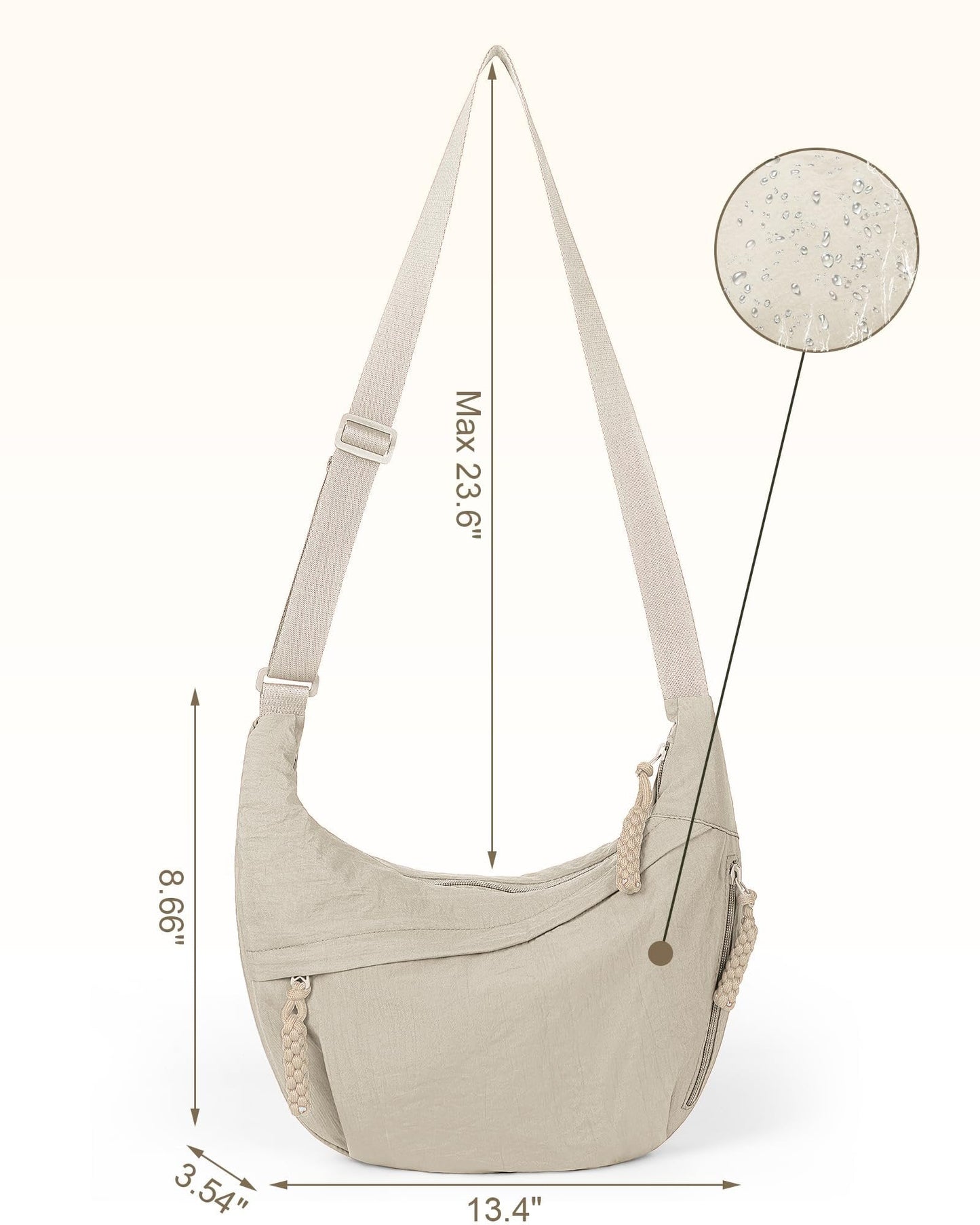 💥2025 Neu - Sonderpreis €11.99!!✨️👜Multifunktionale Anti-Diebstahl-Hobo-Umhängetasche