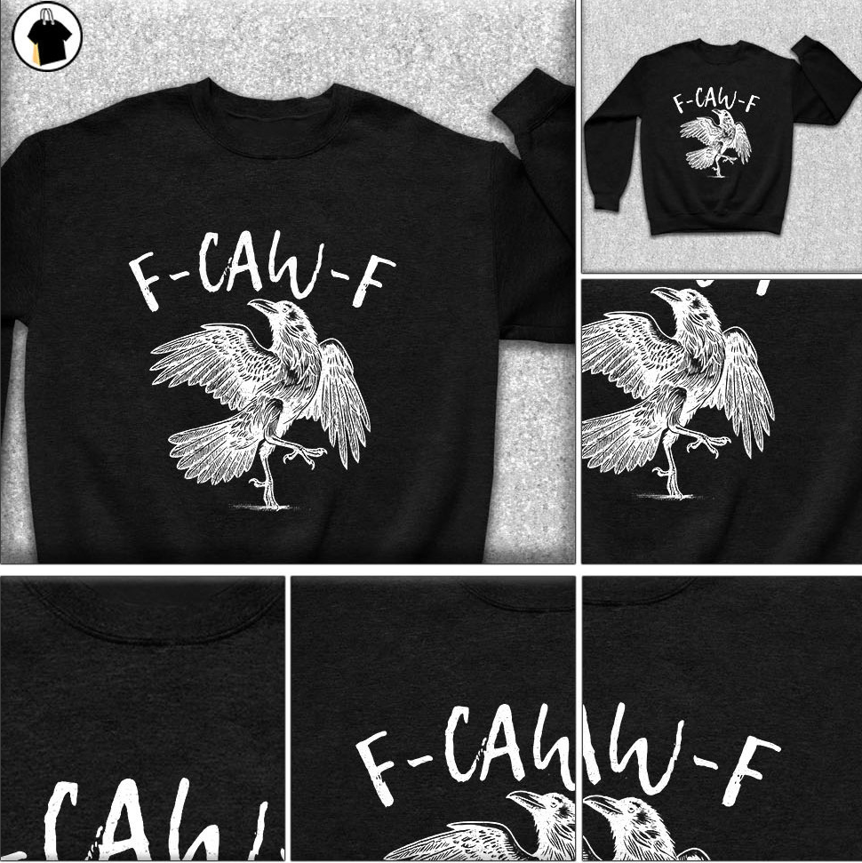 ✨Überraschungspreis: Nur €13,99✨Humorvolles T-Shirt mit Krähen-Grafik – Sagen Sie es mit einem "Caw"!