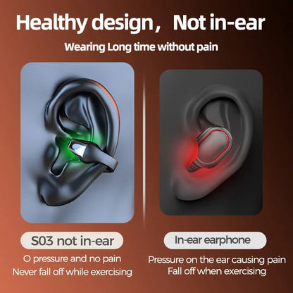 🔥New Year Sale 49% OFF - Wireless Ear Clip Bone Conduction Headphones