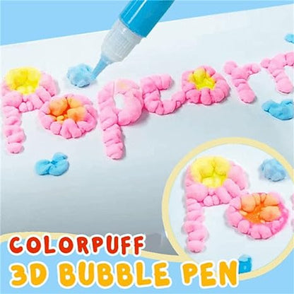 💥 KAUF 2, ERHALTE 1 GRATIS + 50 % RABATT!🥳Magische Popcorn-Stifte mit Blaseneffekt, wärmeaktivierte Popcorn-Stifte, DIY-3D-Kunstmarker für Kinderbastelprojekte