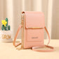 🏆 Letzter Tag der Aktion: NUR €14,99!!👜📱Schlichte und elegante Damen-Umhängetasche mit Touchscreen-Funktion fürs Handy