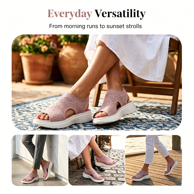 ⏳Hot Sale 70% OFF🎁Women’s Knit Platform Sandals