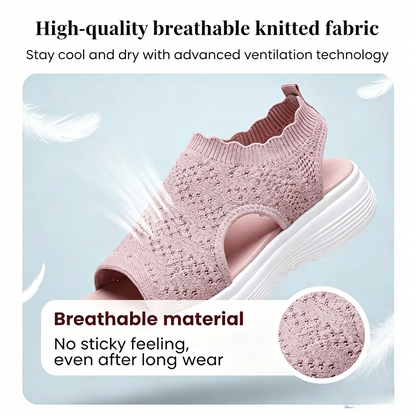 ⏳Hot Sale 70% OFF🎁Women’s Knit Platform Sandals