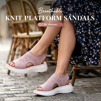 ⏳Hot Sale 70% OFF🎁Women’s Knit Platform Sandals