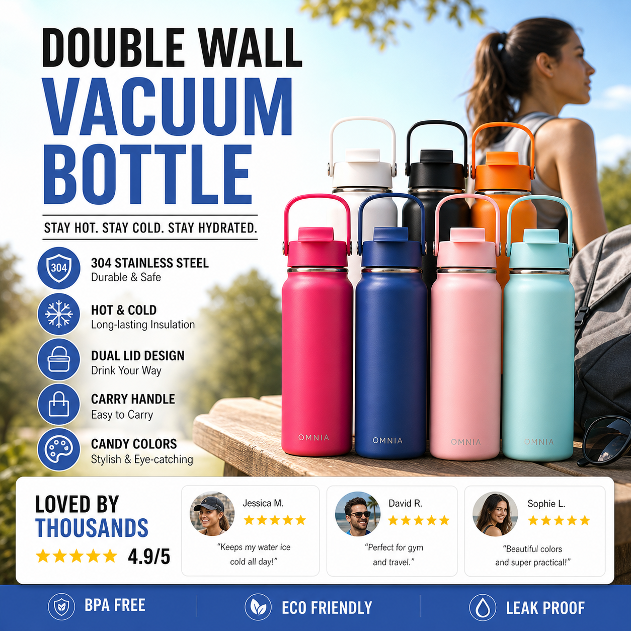 Premium Stainless Steel Insulated Tumbler