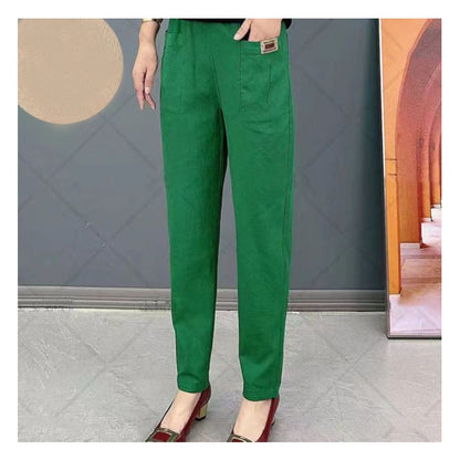 💝Damen Elastische Baumwollhose✈️Kostenloser Versand