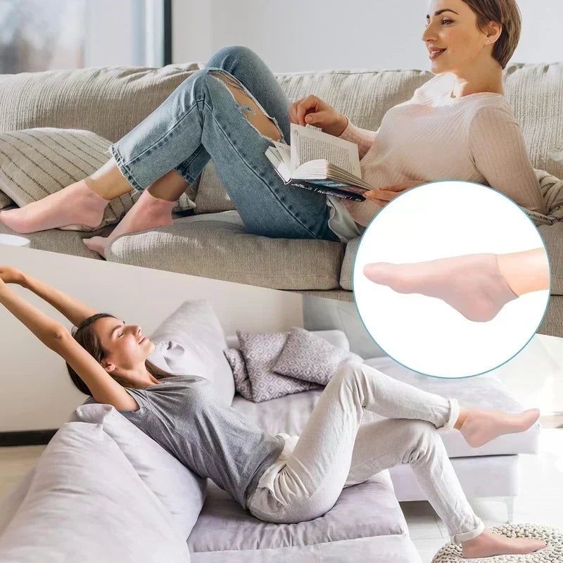 💞KAUFE 2, BEKOMME 1 GRATIS + 50 % RABATT! 🥳 Feuchtigkeitsspendende Fußmaske, Peeling-Silikonsocken, Strand-Schutzsocken