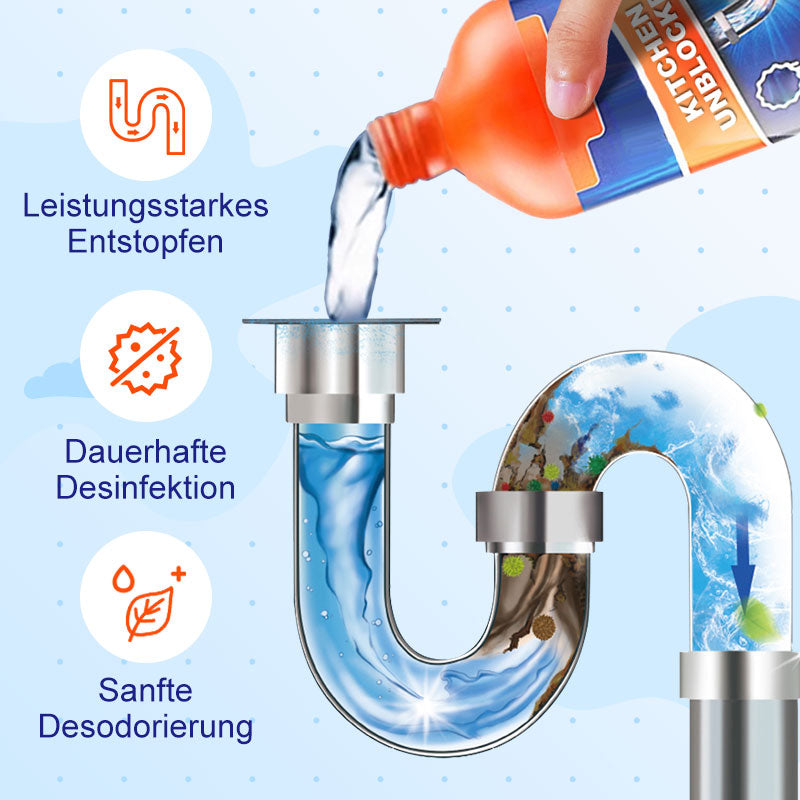 Leistungsstarker Rohrreiniger