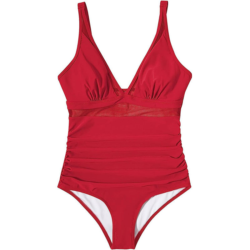 🌷 Meet Summer 50% OFF🏝️Mesh Tummy Control Swimsuit