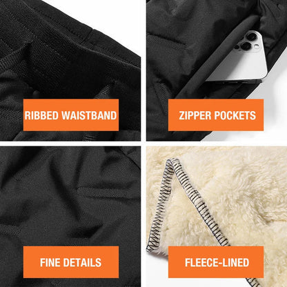 ⏳LAST DAY SALE 50% OFF!! ✨Unisex Super Cozy & Warm Fleece-Lined Waterproof Pants🔥