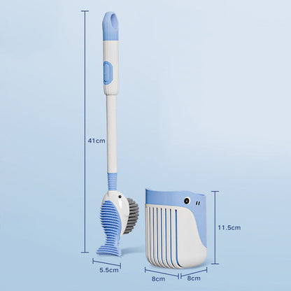 💧Letzter Tag des Ausverkaufs 50 % Rabatt🚽🍃Saugnapf-Toilettenbürsten-Set für die Wandmontage