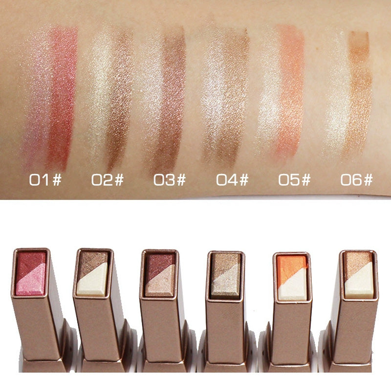 💞 KAUF 1, ERHALTE 1 GRATIS + 50% RABATT! 💞Double Colour Glitter Gradient Eyeshadow Stick
