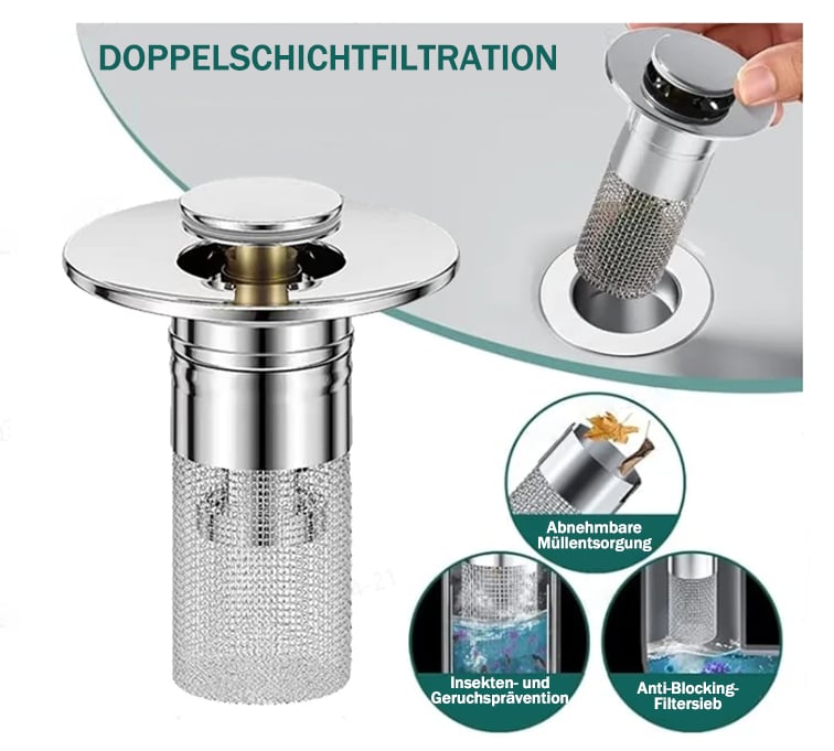 🔥Heiss 50% Rabatt🔥Edelstahl-Bodenabflusssieb