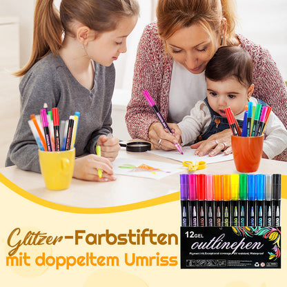 🎅Weihnachtssonderangebote €10.99!!⚡50K+ verkauft!🎁Farbige Lightstick Graffiti Textmarker-Stifte