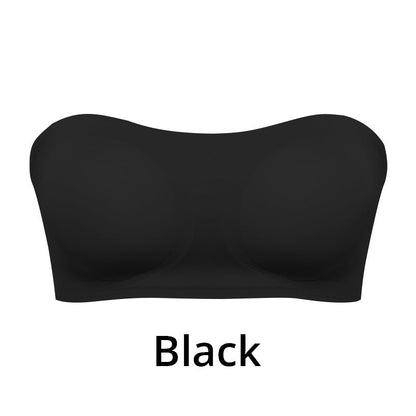 💥 1 KAUFEN, 1 GRATIS ERHALTEN + Gratisversand! 🥳💜 Trägerloser Bandeau-BH ✨ Nahtloser Büstenhalter ohne Bügel mit Halt, vielseitig einsetzbar
