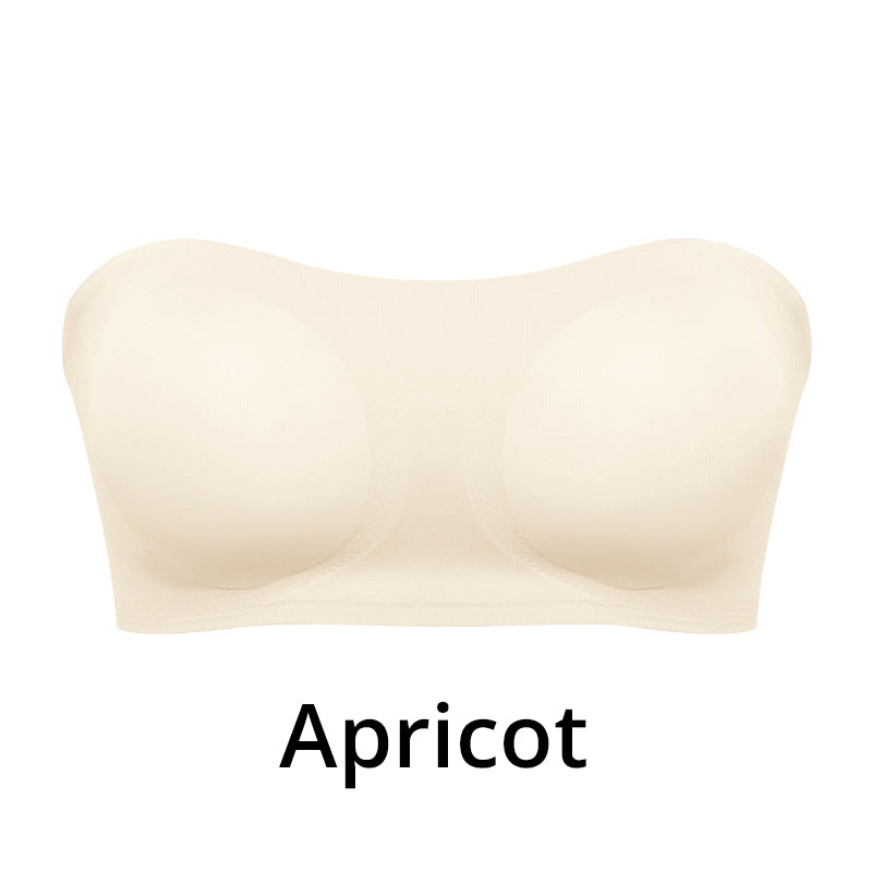 💥 1 KAUFEN, 1 GRATIS ERHALTEN + Gratisversand! 🥳💜 Trägerloser Bandeau-BH ✨ Nahtloser Büstenhalter ohne Bügel mit Halt, vielseitig einsetzbar