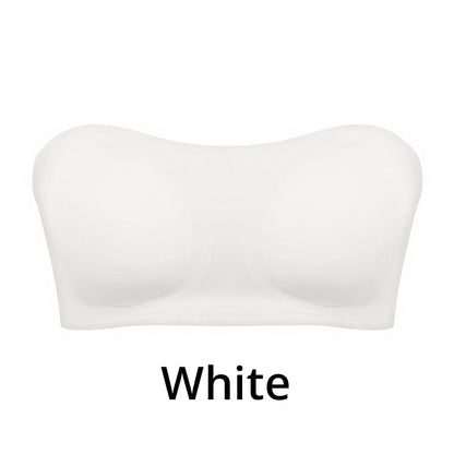 💥 1 KAUFEN, 1 GRATIS ERHALTEN + Gratisversand! 🥳💜 Trägerloser Bandeau-BH ✨ Nahtloser Büstenhalter ohne Bügel mit Halt, vielseitig einsetzbar