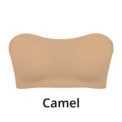 💥 1 KAUFEN, 1 GRATIS ERHALTEN + Gratisversand! 🥳💜 Trägerloser Bandeau-BH ✨ Nahtloser Büstenhalter ohne Bügel mit Halt, vielseitig einsetzbar
