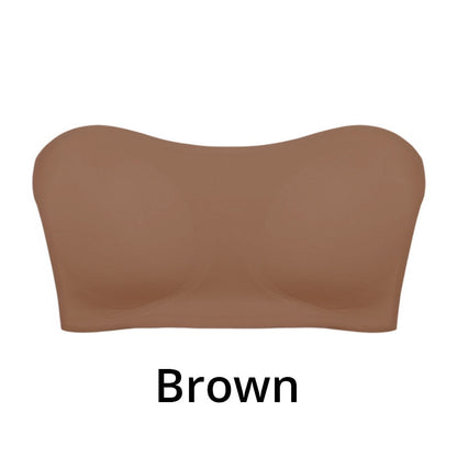 💥 1 KAUFEN, 1 GRATIS ERHALTEN + Gratisversand! 🥳💜 Trägerloser Bandeau-BH ✨ Nahtloser Büstenhalter ohne Bügel mit Halt, vielseitig einsetzbar