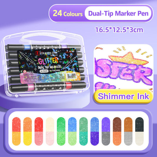 🎅Weihnachtsangebot 50 % Rabatt🎁Doppelspitz-Glitzerstift