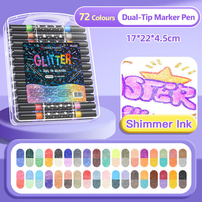 🎅Weihnachtsangebot 50 % Rabatt🎁Doppelspitz-Glitzerstift