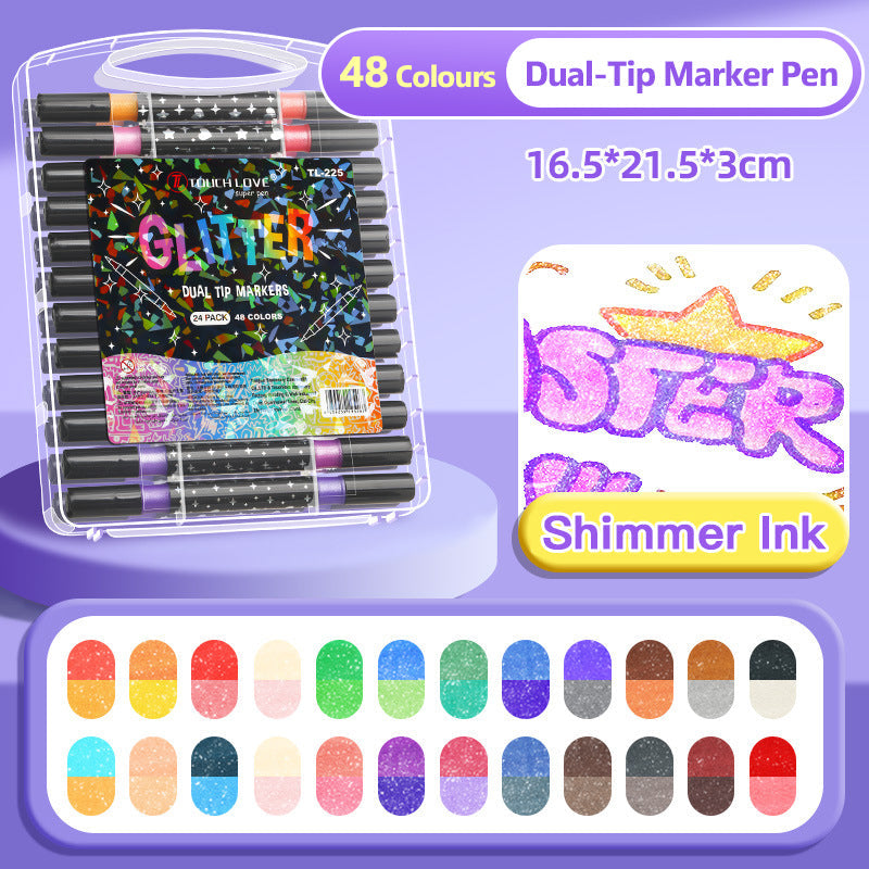 🎅Weihnachtsangebot 50 % Rabatt🎁Doppelspitz-Glitzerstift