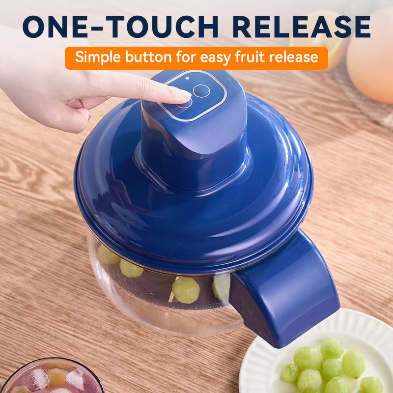 🎄✨ 50 % RABATT! 🍇🧄 Transparenter elektrischer Obst- und Gemüseschäler