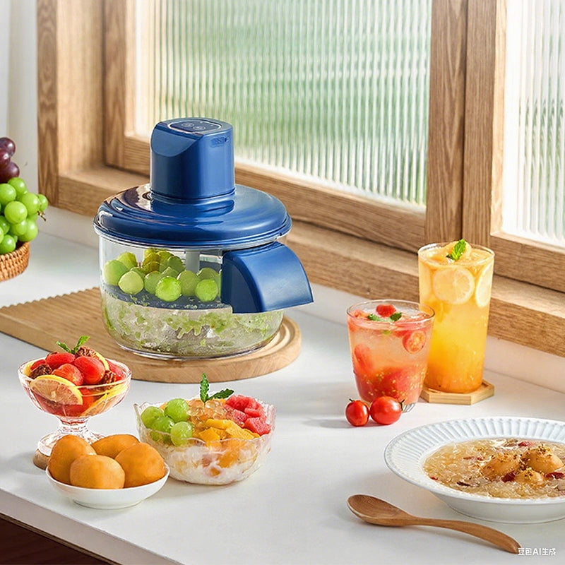 🎄✨ 50 % RABATT! 🍇🧄 Transparenter elektrischer Obst- und Gemüseschäler
