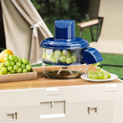 🎄✨ 50 % RABATT! 🍇🧄 Transparenter elektrischer Obst- und Gemüseschäler