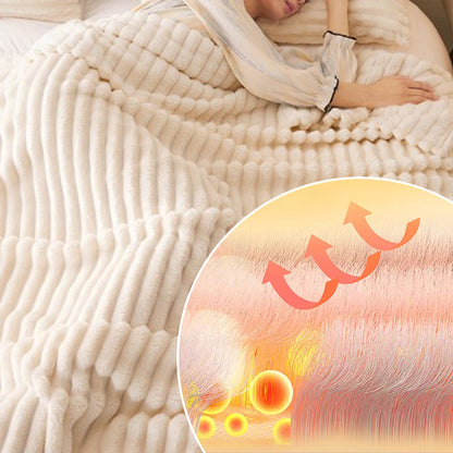 🎁Letzter Tag Sonderpreis: €14,99!!🎅Superweiche Fell-Rippfleece-Decke⛄🔥