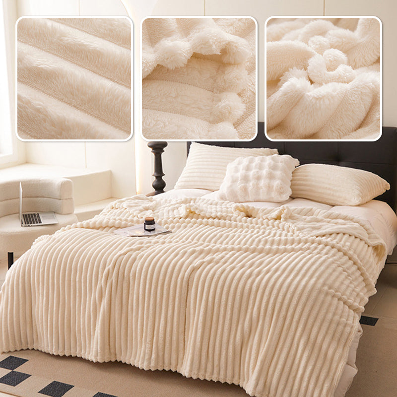 🎁Letzter Tag Sonderpreis: €14,99!!🎅Superweiche Fell-Rippfleece-Decke⛄🔥