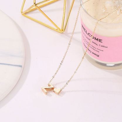 🎄Weihnachtsverkauf 50% Rabatt!🔥Kleine Initialen-Halsketten mit goldenem Herz Buchstabe A-Z💖HEUTE VERSANDKOSTENFREI🚀