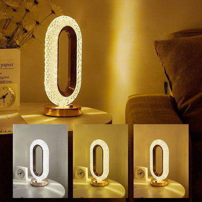 🎅Weihnachtsverkauf 50 % Rabatt!🎄Über 50.000 verkauft!🎁✨Wiederaufladbare Luxuriöse Kristall-LED-Nachtlampe
