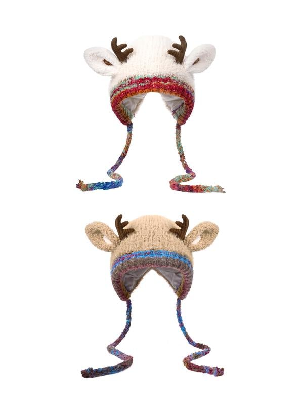 🎁🎄Weihnachtsverkauf 49% Rabatt🦌Originaldesign Festlicher Weihnachtsgeweih-Hut🧶