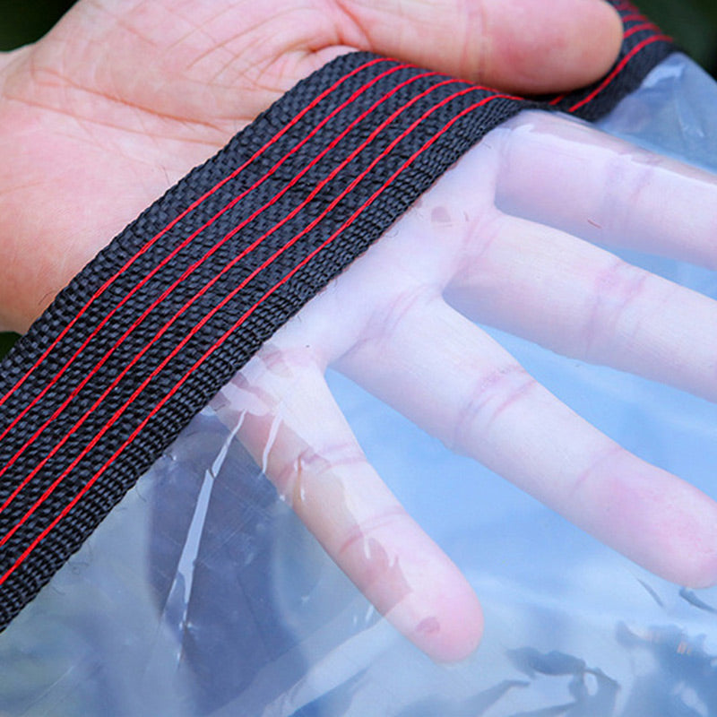 ⏳Limitiertes 50 % Rabatt⏰Hochbelastbare transparente wasserdichte isolierte Plane🛡️🌧️
