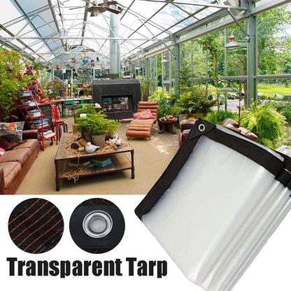 ⏳Limitiertes 50 % Rabatt⏰Hochbelastbare transparente wasserdichte isolierte Plane🛡️🌧️