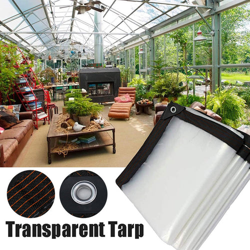 ⏳Limitiertes 50 % Rabatt⏰Hochbelastbare transparente wasserdichte isolierte Plane🛡️🌧️