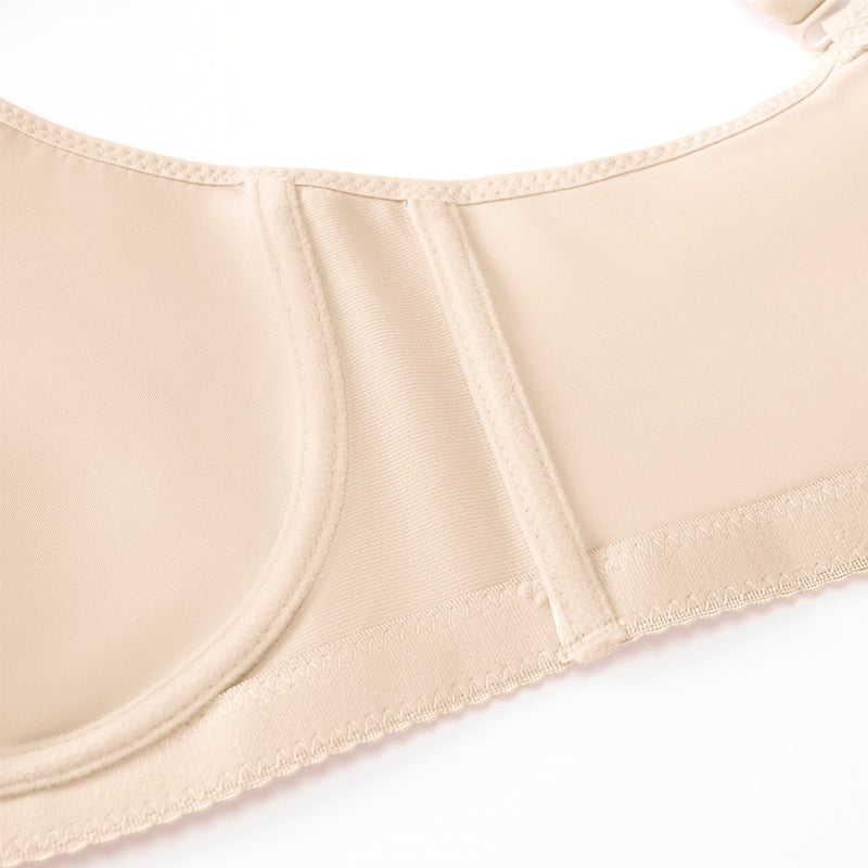 🎁 LETZTER TAG DER AKTION – 49% RABATT 💐 Eleganter Damen-BH mit Netzbesatz, voller Deckung, auch für größere Größen