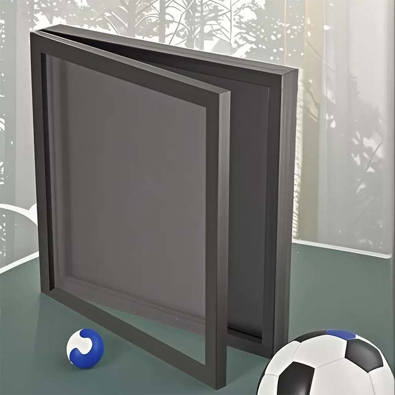 ⏰️Letzter Tag für kostenlosen Versand⌛️ Holz-Ausstellungsrahmen für Jersey mit magnetischer Tür