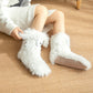 💗Letzter Tag 50% Rabatt⚡50K+ verkauft!💕Plüschige Damen-Slipper-Socken, Bodensocken für den Winter, dick gefüttert mit flauschigem Fleece-Innenfutter, rutschfest, ideal als Hausschuhe oder Schuhüberzieher für erwachsene Frauen