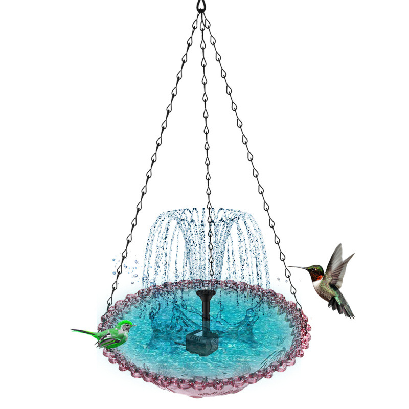 🐦 50% RABATT! ⛲ Hängender Springbrunnen für Den Außenbereich mit Vogelbad & Futterstelle – Dekorativ, Beruhigendes Wasserspiel & Perfekt Für Den Garten 🏡