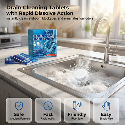 📢📢2 kaufen, 3 gratis⏰Brausetabletten zur Beseitigung von Abflussverstopfungen🫧🧼