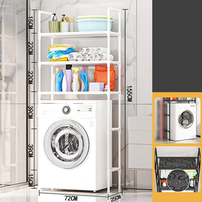 🏠✨ 59% RABATT! Praktisches Aufbewahrungsregal für Bad & Waschküche – Kein Bohren erforderlich – Selbstklebend & robust 🛠️