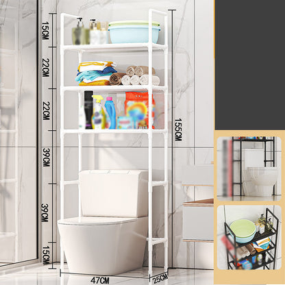 🏠✨ 59% RABATT! Praktisches Aufbewahrungsregal für Bad & Waschküche – Kein Bohren erforderlich – Selbstklebend & robust 🛠️