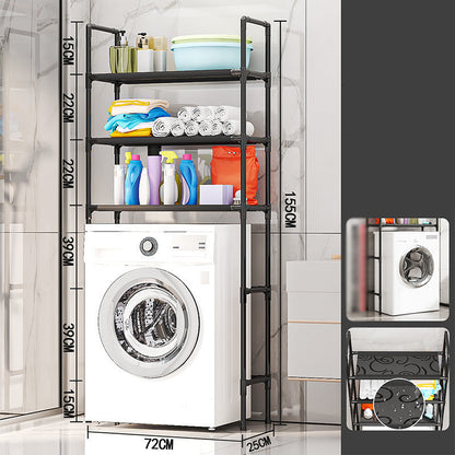 🏠✨ 59% RABATT! Praktisches Aufbewahrungsregal für Bad & Waschküche – Kein Bohren erforderlich – Selbstklebend & robust 🛠️
