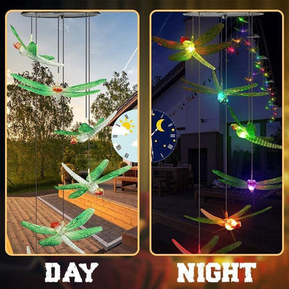 🔥Kostenloser Versand & 50 % Rabatt🔥🦋 Verschönern Sie Ihren Garten – ✨Kreative Solar-Windspiele mit Vogeldesign
