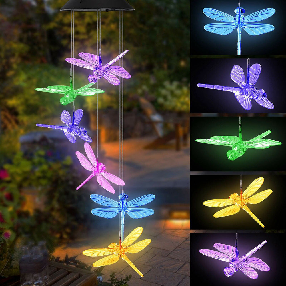 🔥Kostenloser Versand & 50 % Rabatt🔥🦋 Verschönern Sie Ihren Garten – ✨Kreative Solar-Windspiele mit Vogeldesign