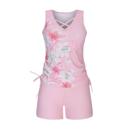 🏖️ Sommer-Sale 60% Rabatt 🏝️🩱Zweiteiliger Tankini– hochtailliert mit Bandeau-Top – perfekt für den Strand👙