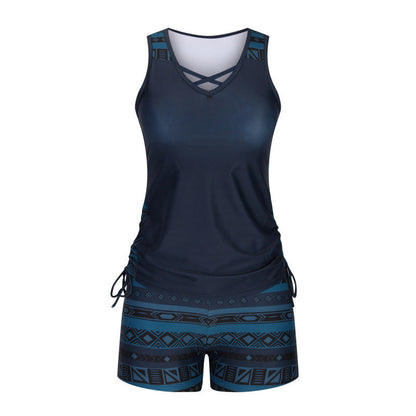 🏖️ Sommer-Sale 60% Rabatt 🏝️🩱Zweiteiliger Tankini– hochtailliert mit Bandeau-Top – perfekt für den Strand👙